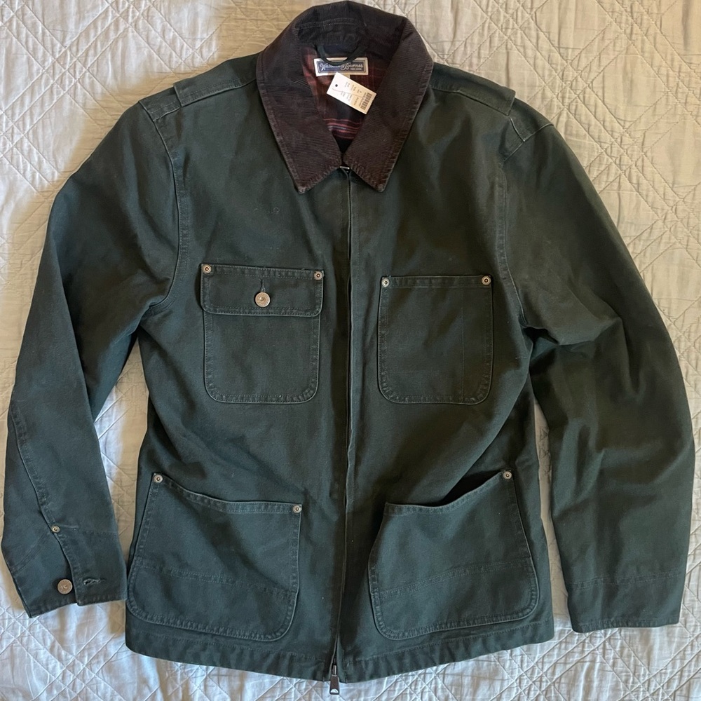 J CREW Wallace & Barnes Wallace & Barnes duck canvas utility jacket S $238 CL889 - Picture 7 of 10